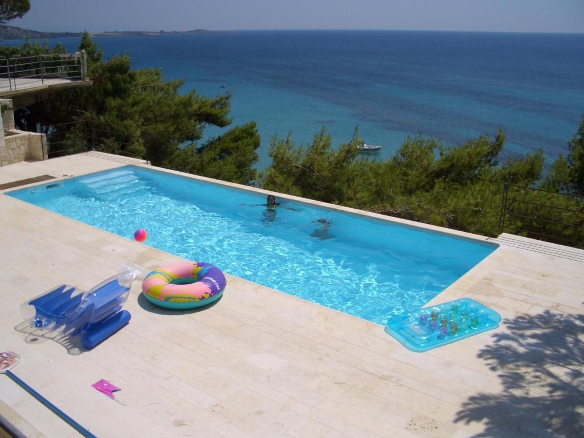 Villaparadiso Beach Front Villa Makris Gialos Argostoli  Exterior foto